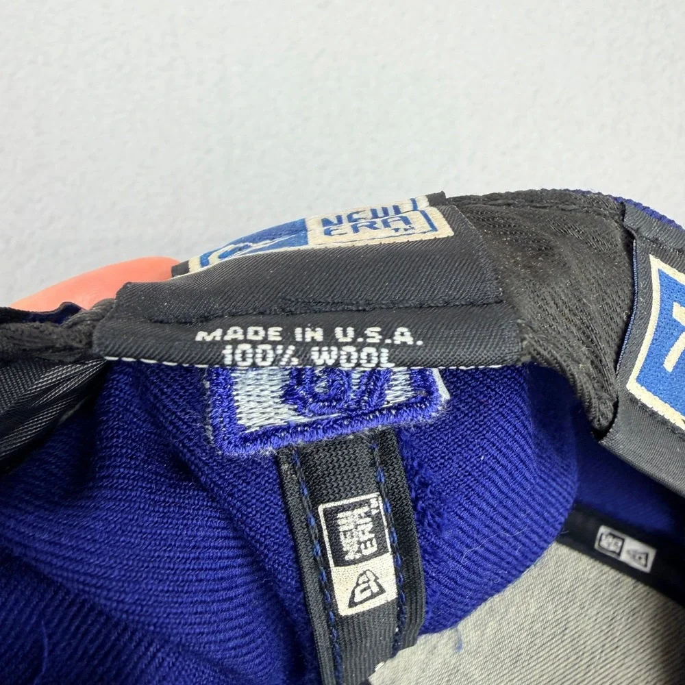 New Era 59FIFTY SF Giants Hat Royal Blue Tonal Fitted 7 3/8 Made in USA Wool Cap